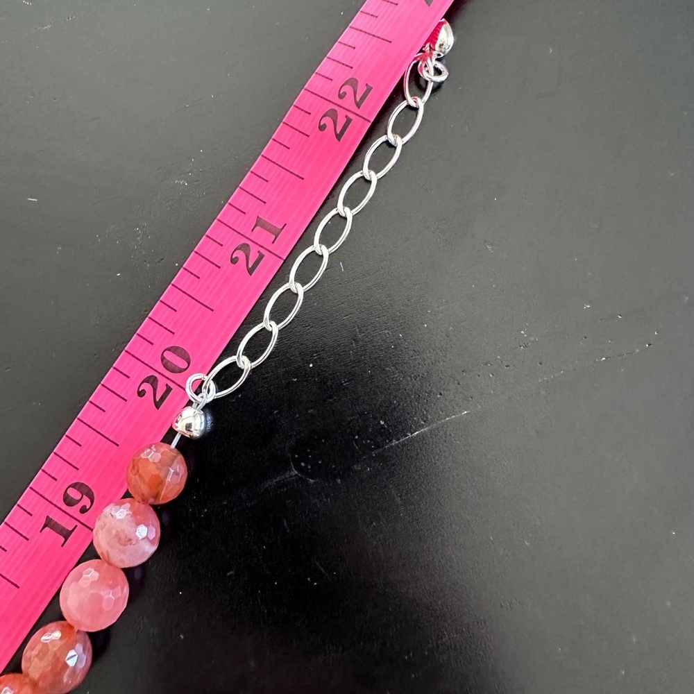 Hessonite faucet bead necklace by Mine Finds Jay King - Picture 6 of 11